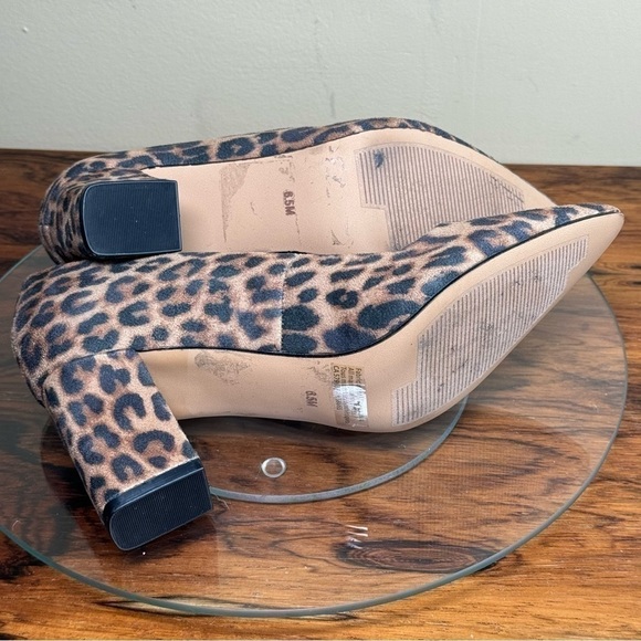 Abound Audry Block Heel Pump in Beige Leopard - Picture 14 of 15